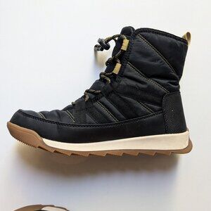 Sorel Youth Short Lace-Up Boot Black Size 6